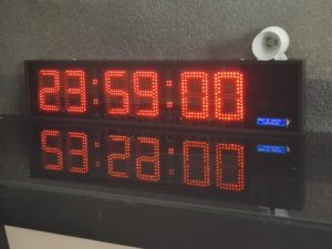 Compte à rebours 6 digit 12cm