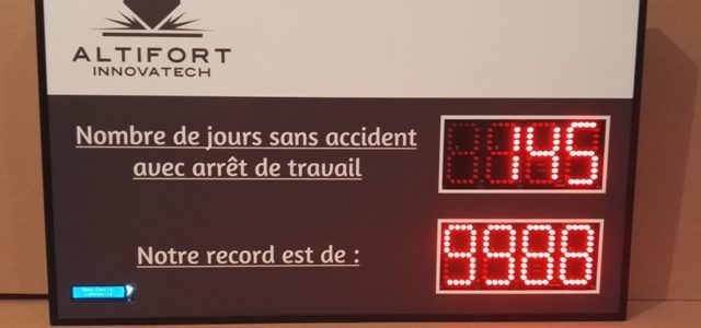 Panneau d’affichage sécurité