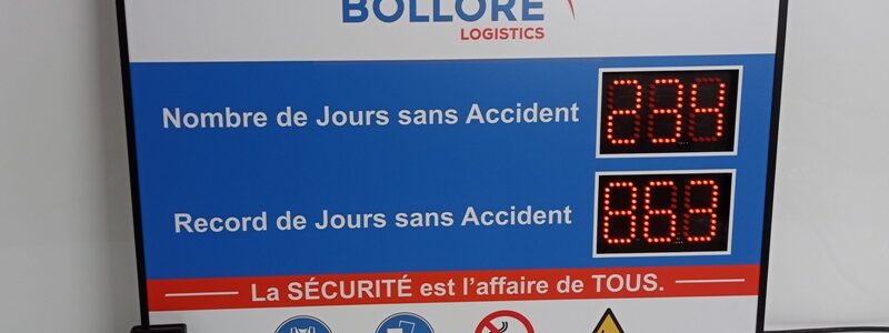 Panneau d’affichage sécurité