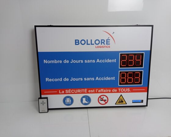 Panneau d’affichage sécurité
