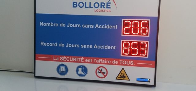 Panneau d’affichage sécurité