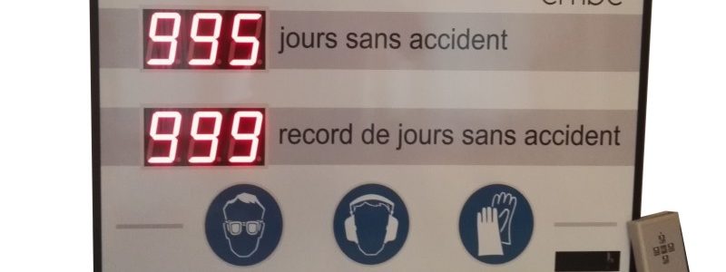 Panneau d’affichage sécurité