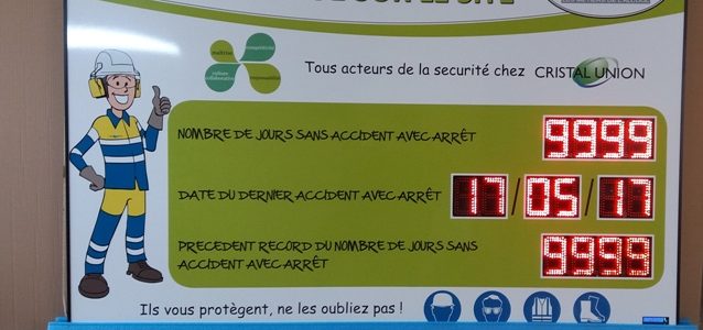 Panneau d’affichage sécurité