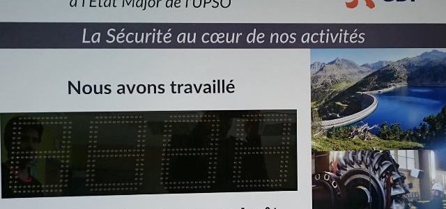 Panneau du Nombre de Jours sans Accident de Travail