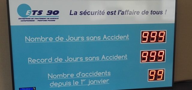 Panneau d’affichage sécurité
