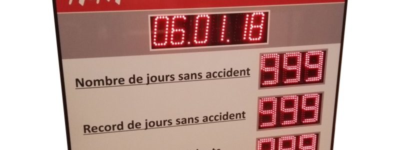 Panneau d’affichage sécurité