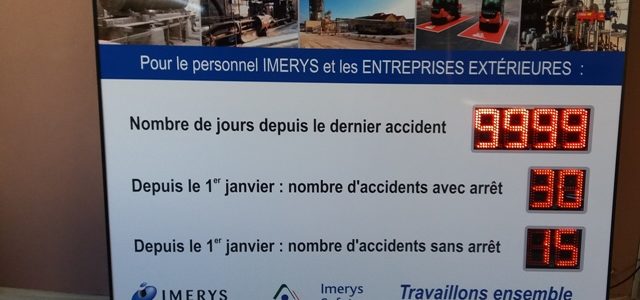 Panneau d’affichage sécurité