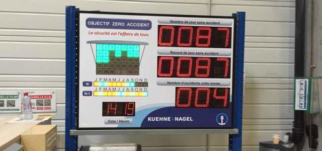 Afficheur du Nombre de Jours  sans Accident du Travail