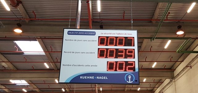 Panneau d’affichage sécurité