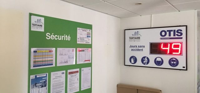 Panneau du Nombre de Jours sans Accident de Travail