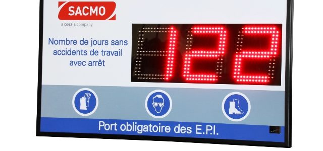Afficheur du Nombre de Jours  sans Accident de Travail