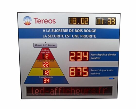 Panneau accident du travail