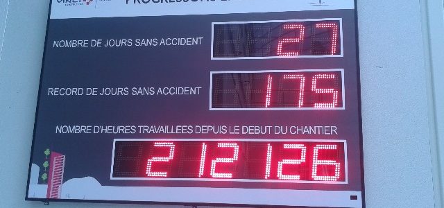 Afficheur du Nombre de Jours  sans Accident de Travail