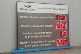 Geismar - Jours sans accident