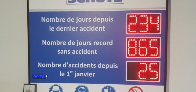 Panneau accident du travail