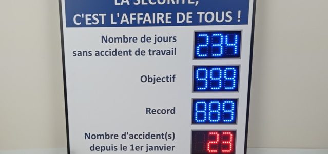 Panneau accident du travail