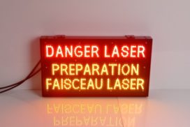 Affichage Danger Laser