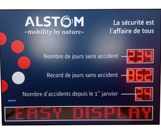 Panneau Alstom