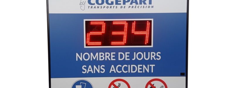 Affichage spécial accidents du travail