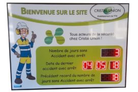 Résultats accidents au travail