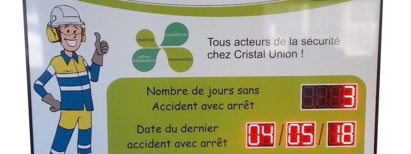 Panneau accident du travail