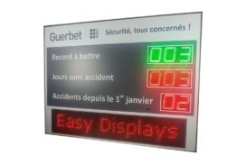 Guerbet, digit 16cm et affichage texte dynamique