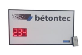 Betontec 3 chiffres digitaux de 8cm de hauteur