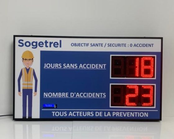 Sogetrel - Chiffres digitaux 12cm