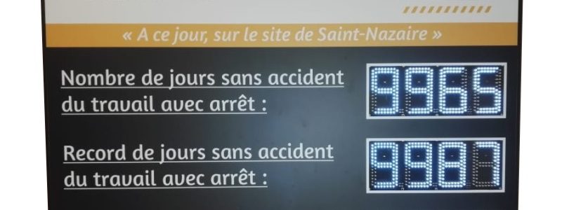 Affichage sécurité