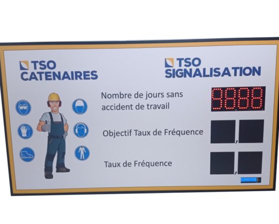 Affichage spécial accidents du travail