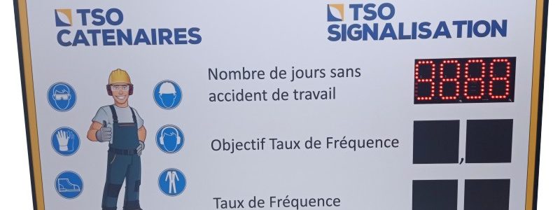 Panneau accident du travail