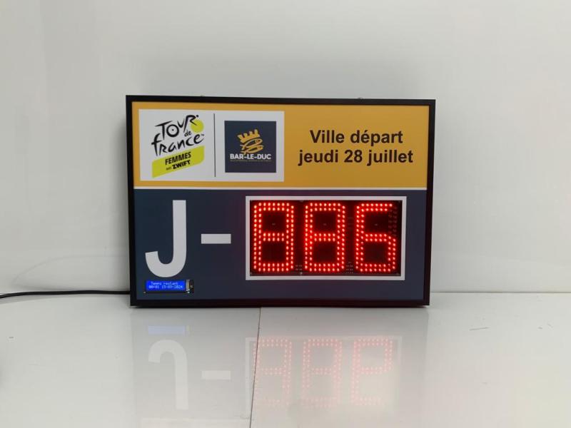 Afficheurs décompte jours - Compte à rebours LED - Stramatel