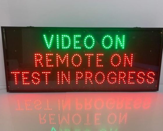 Video On – Remote On – Test in Progress