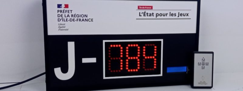 Panneau compte à rebours CAR-8-3