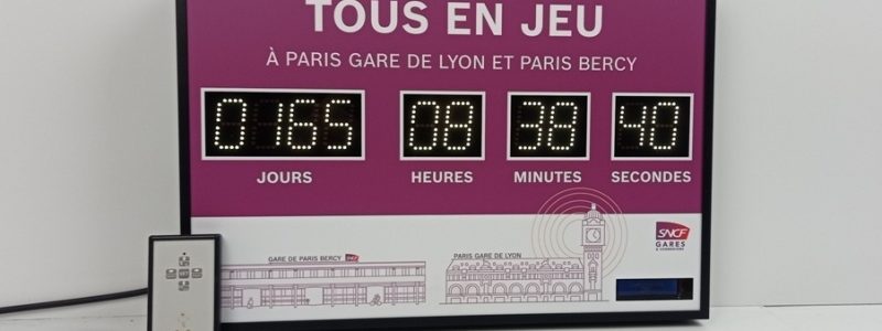 Panneau compte à rebours CAR-48-9