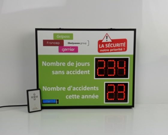 Nombre de jours sans accident