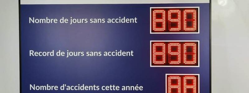 Panneau d’affichage sécurité