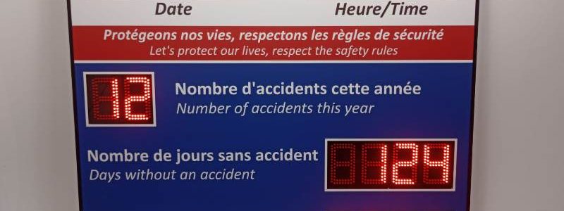 Affichage des accidents