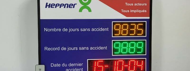 Nombre de jours sans accident