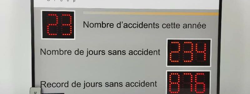 Nombre de jours sans accident