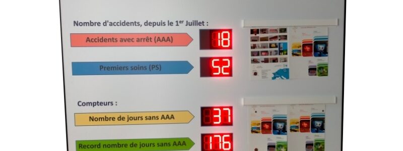 Panneau accident du travail