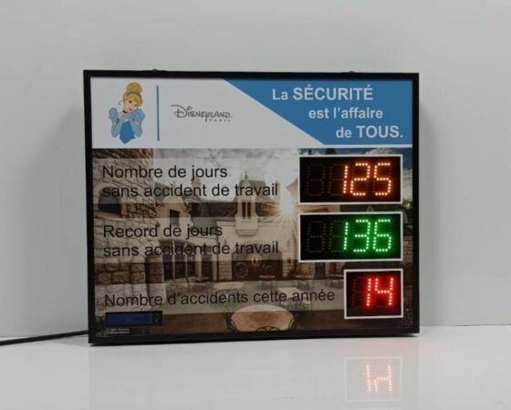 Comptage digital des jours sans accident
