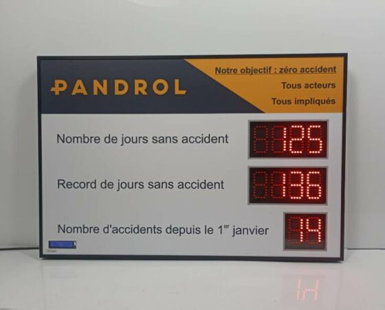 Affichage des accidents