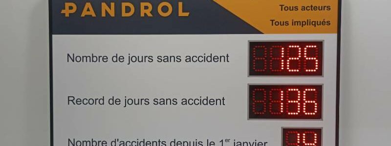 Affichage des accidents