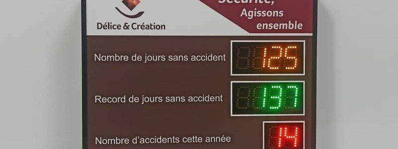 Affichage des accidents du travail