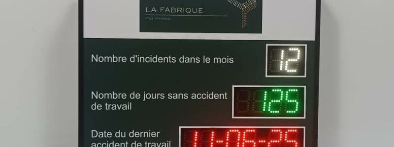 Résultats accidents au travail