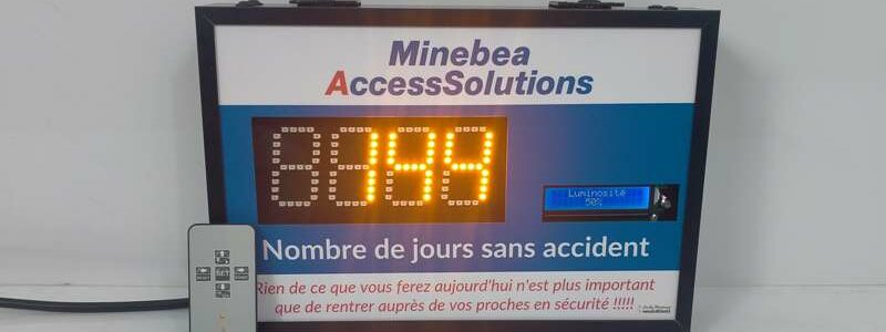 Affichage spécial accidents du travail