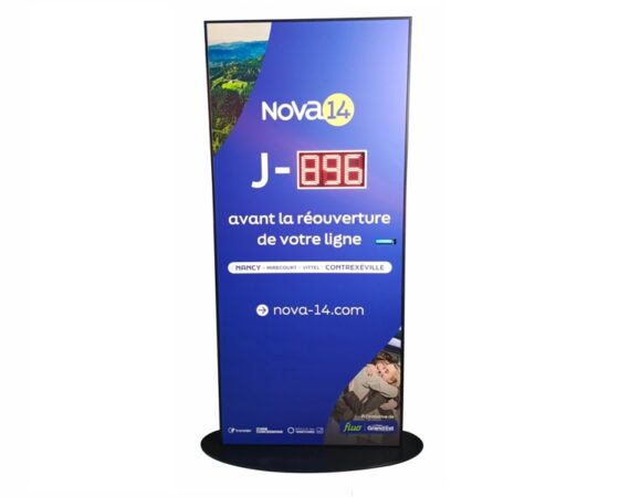 Totem intérieur de décompte jours