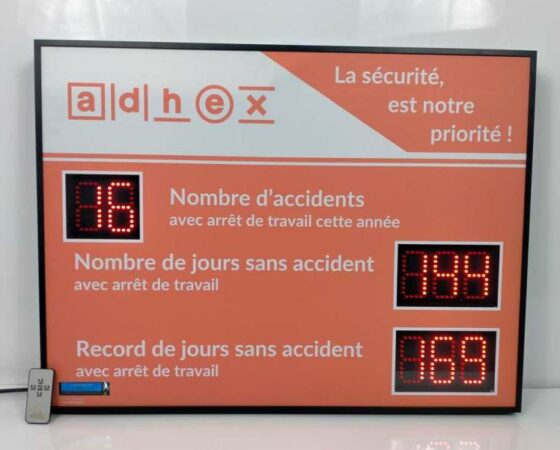Résultats accidents au travail