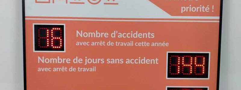 Résultats accidents au travail